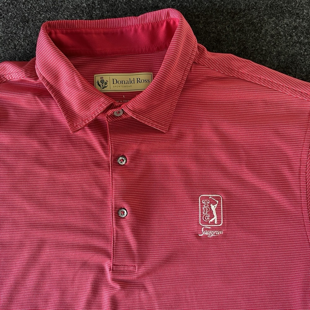 Donald‎ Ross Golf Polo TPC Sawgrass Club Men LG
